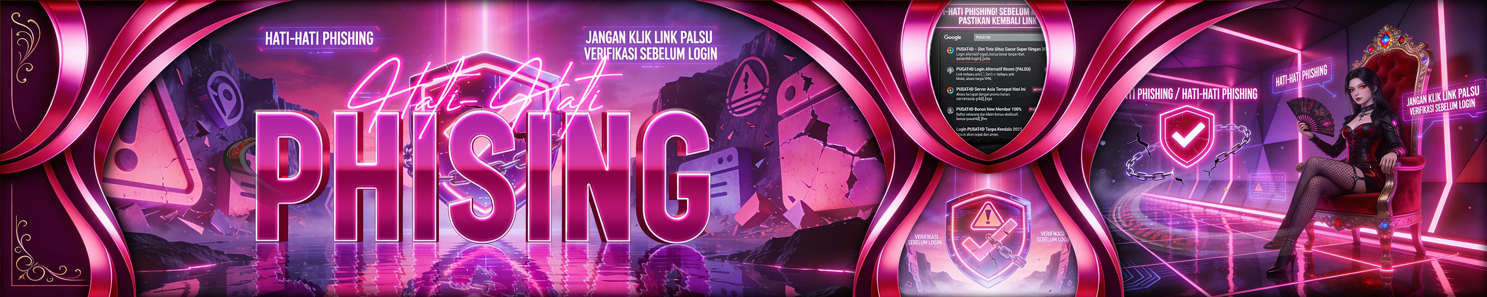 Peringatan anti-phishing Pusat4D